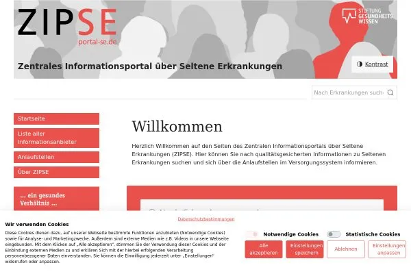 Portal für seltene Erkrankungen