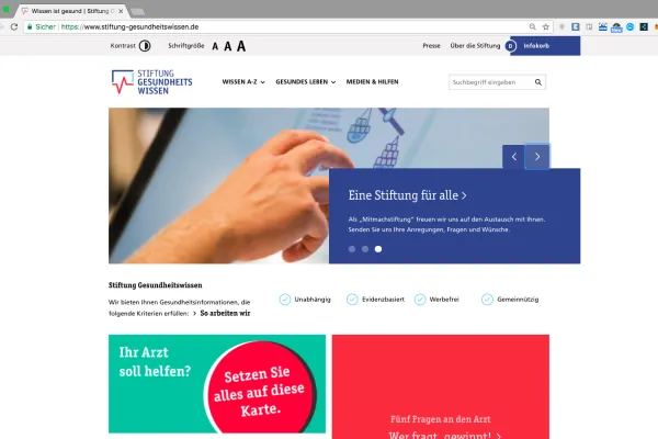 Stiftung Gesundheitswissen